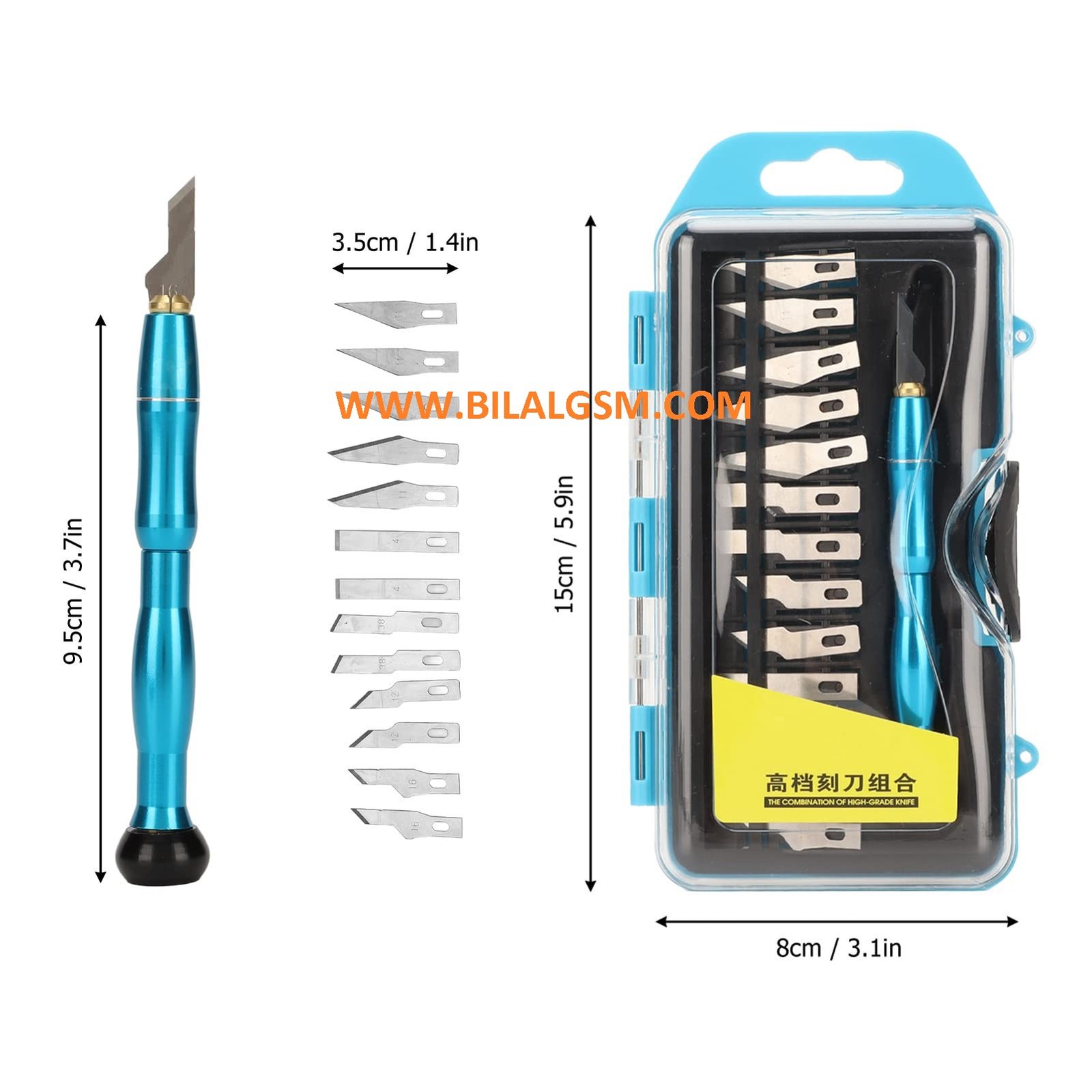 BGsm Hobby Knife Set Multifunctional Ergonomic Stainless Steel  Repairing Materials